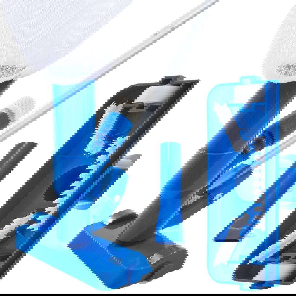 6 Piece Pool Vacuum Cleaner with 1425 mm Assembled Telescopic Rod ABS Pool Floor Cleaner Vacuum Brush Cleaner for Pool