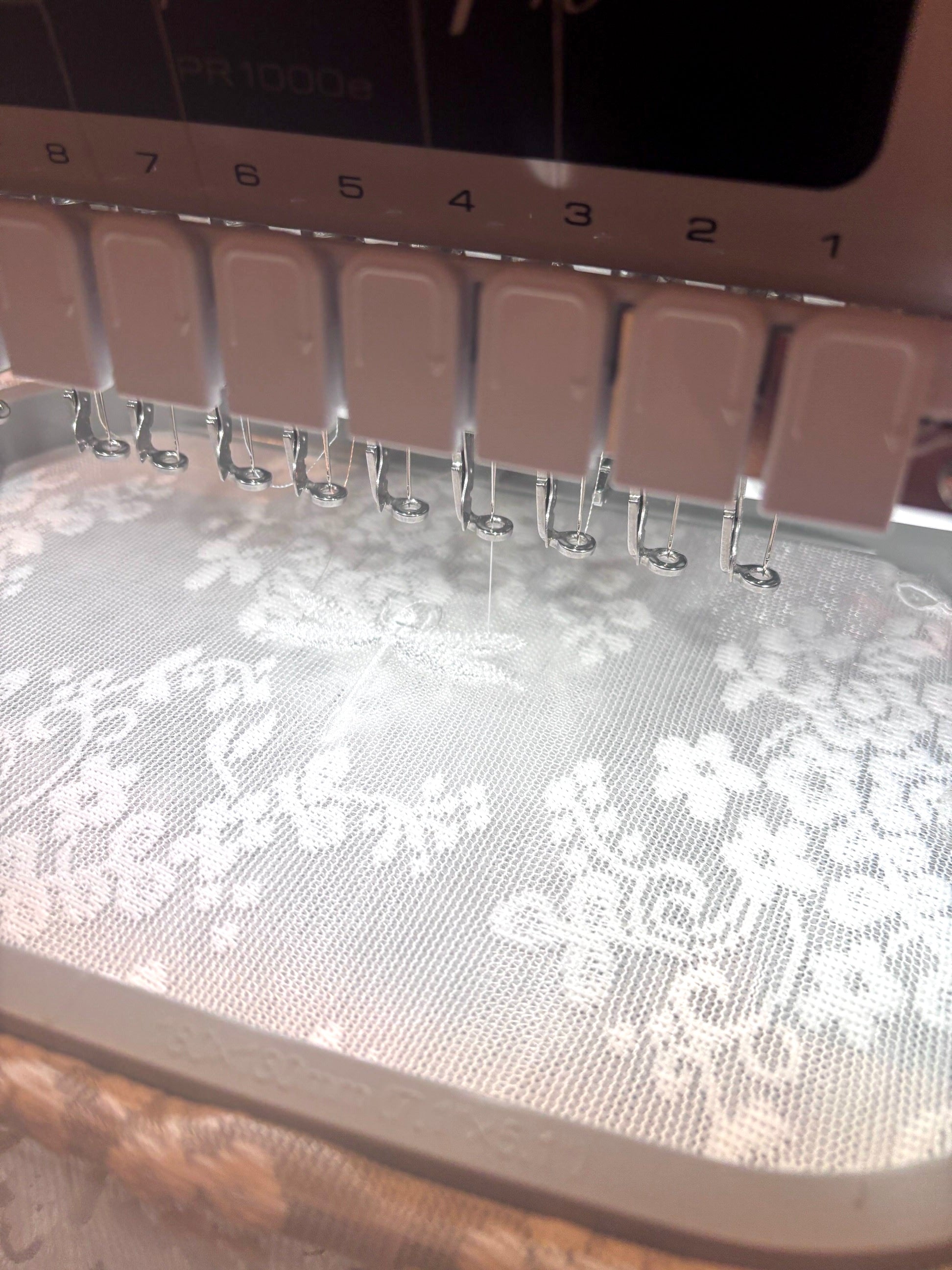 dragonfly embroidery on mantilla lace custom veil