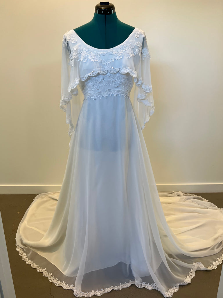 One Blushing Bride Wedding Dress Redesign: Repurpose + Modernize Mom's Vintage Veil