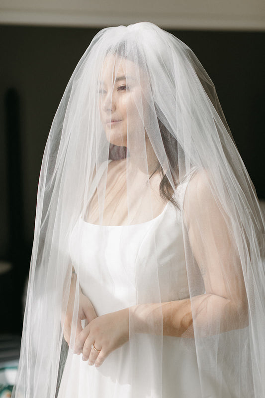 Short Bridal Veil, Mini Shoulder Wedding Veil, Ivory Wedding Veil, Shoulder  Length Double Veil, Blusher Veil, Flyaway Veil , Retro Bride -  Israel