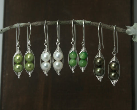 two peas in a pod earrings