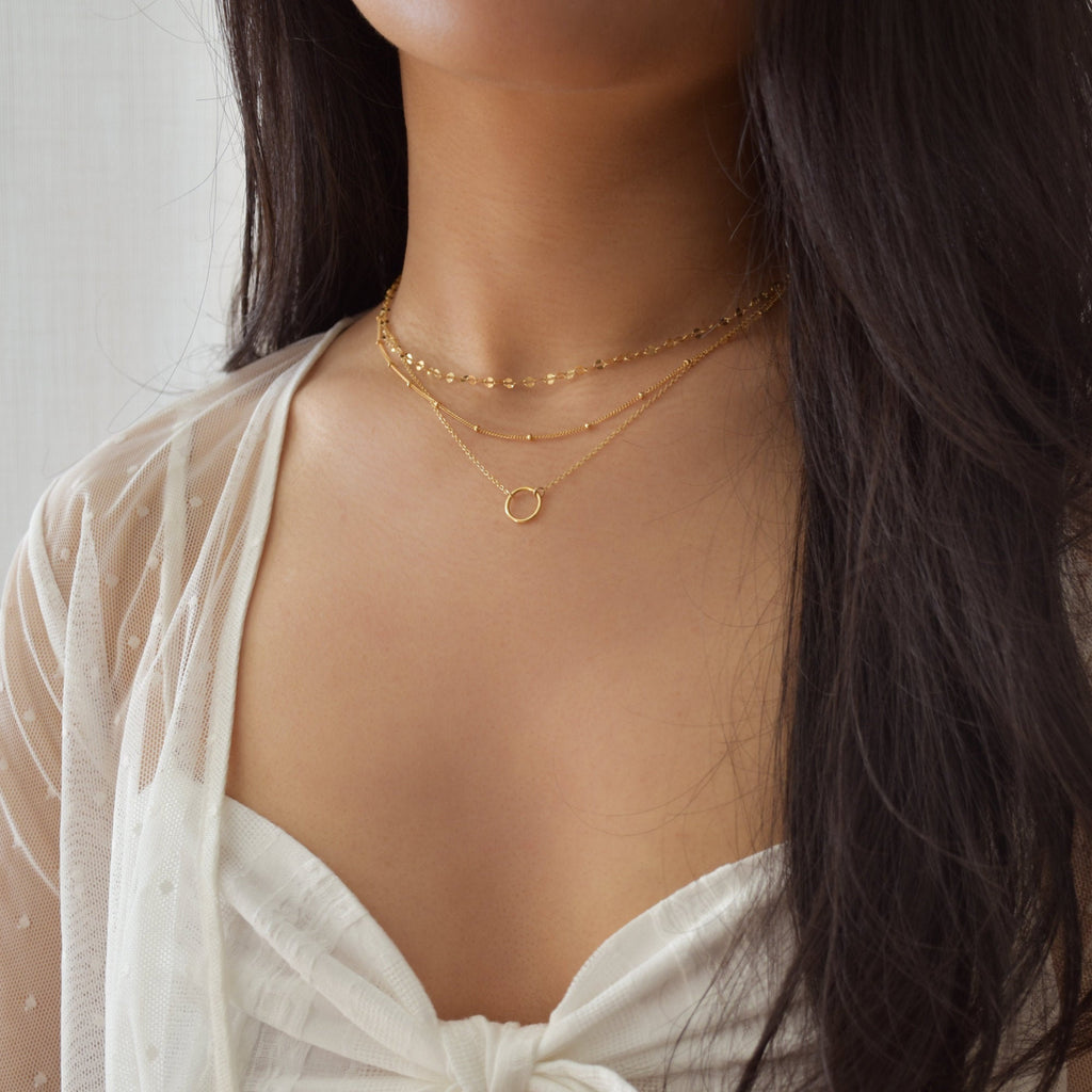 Toggle Layering Necklace Set – Vedern