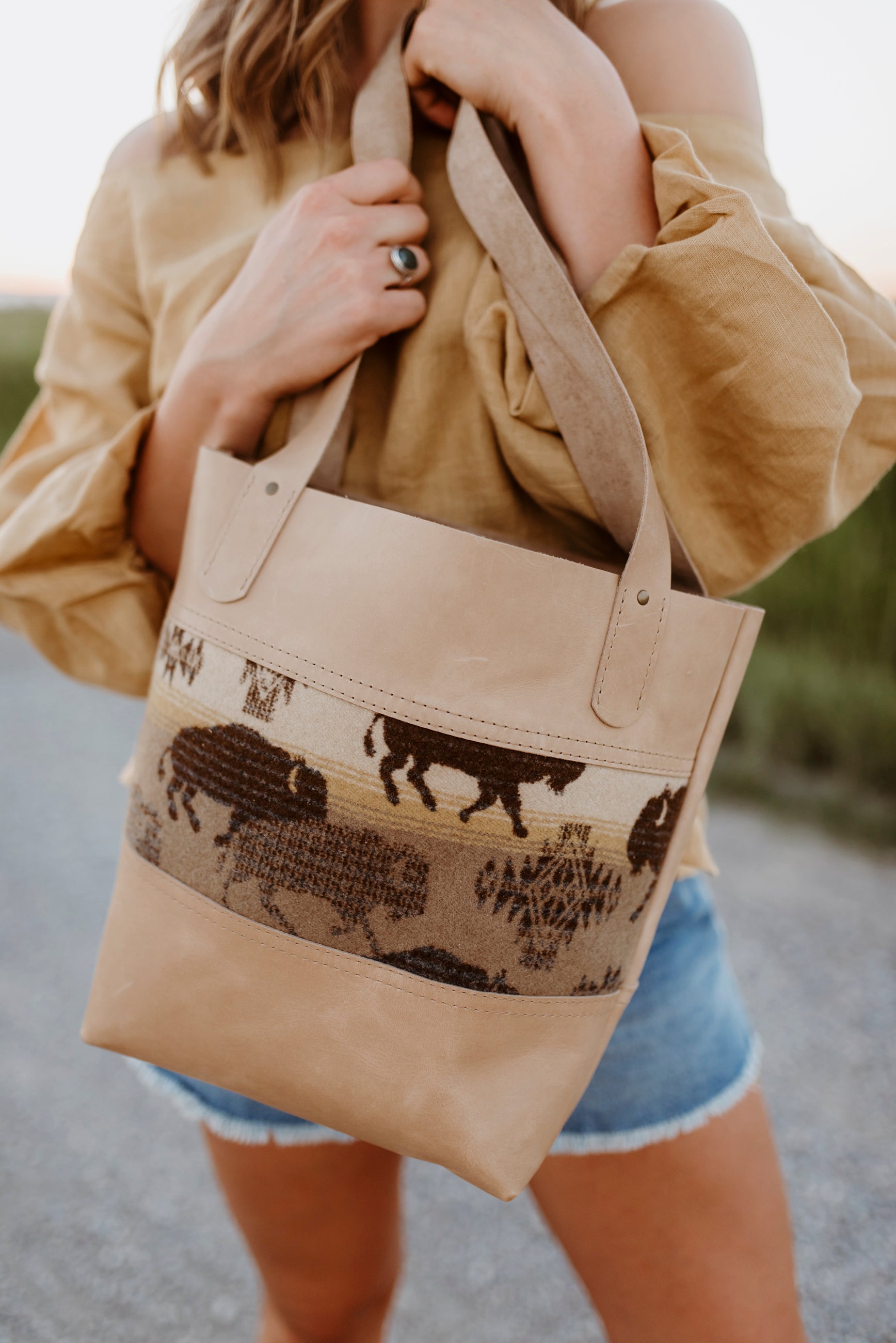 BigSky Tote with Wool