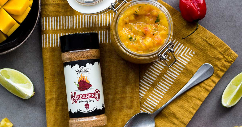 Habanero Seasoning Mango Salsa Deliciou