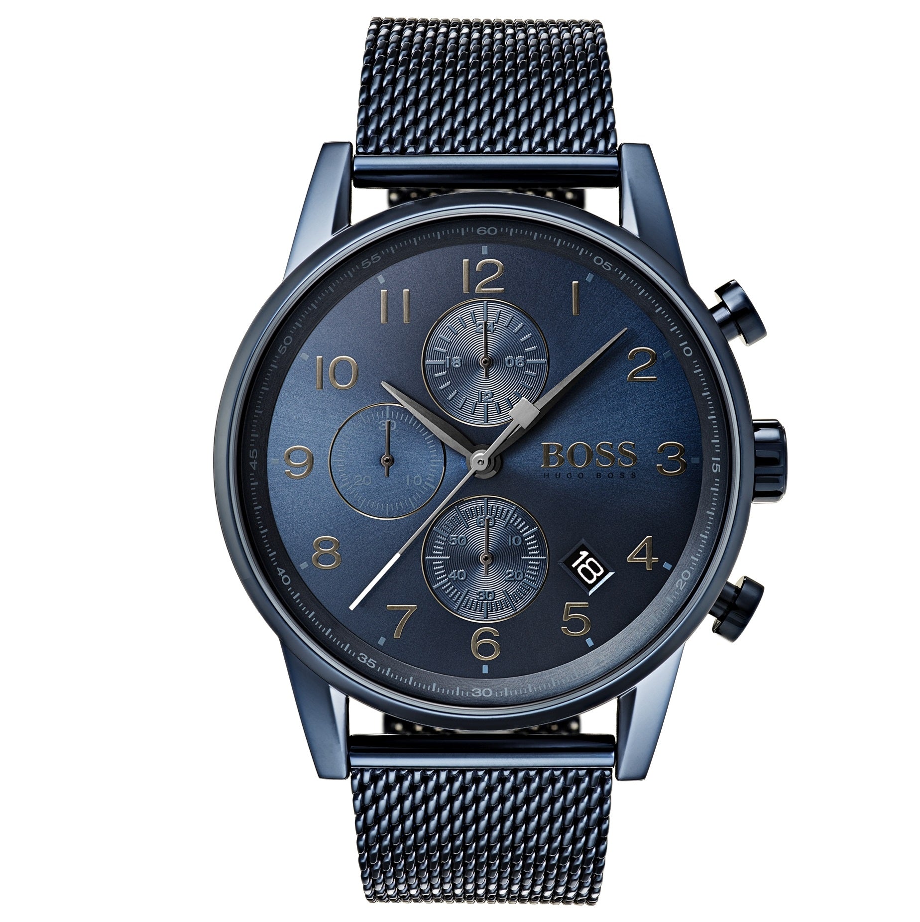 hugo boss navy watch