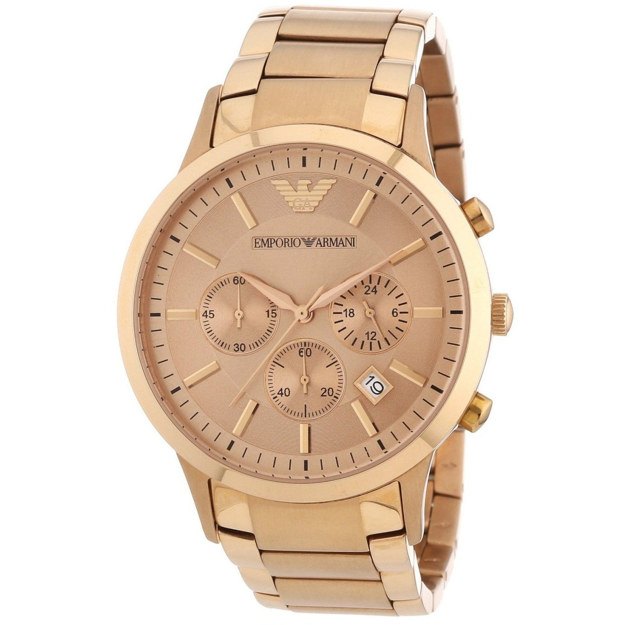 armani gold watch for men