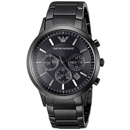 metal armani watch