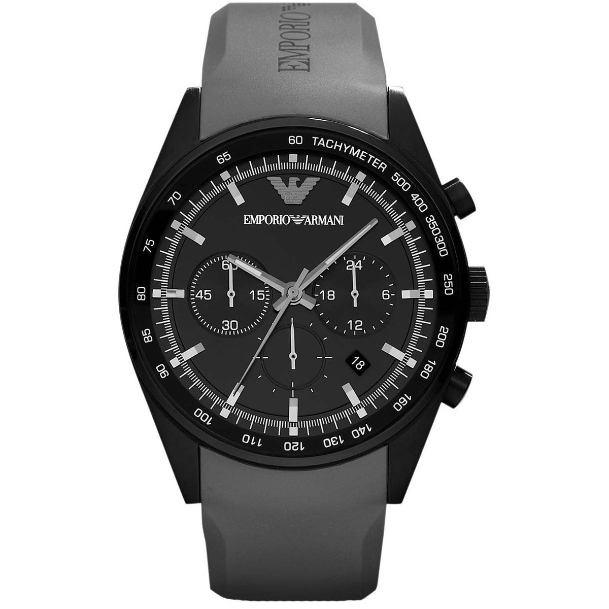 EMPORIO ARMANI | Black / Grey Men's Sportivo Watch | AR5978 – Time Watches  Australia
