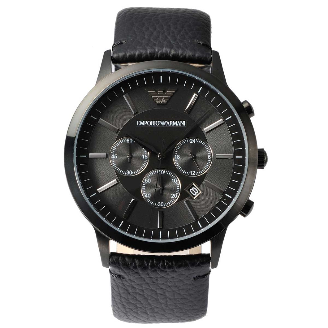 EMPORIO ARMANI | Sportivo Chronograph Black Men's Watch | AR2461 – Time  Watches Australia