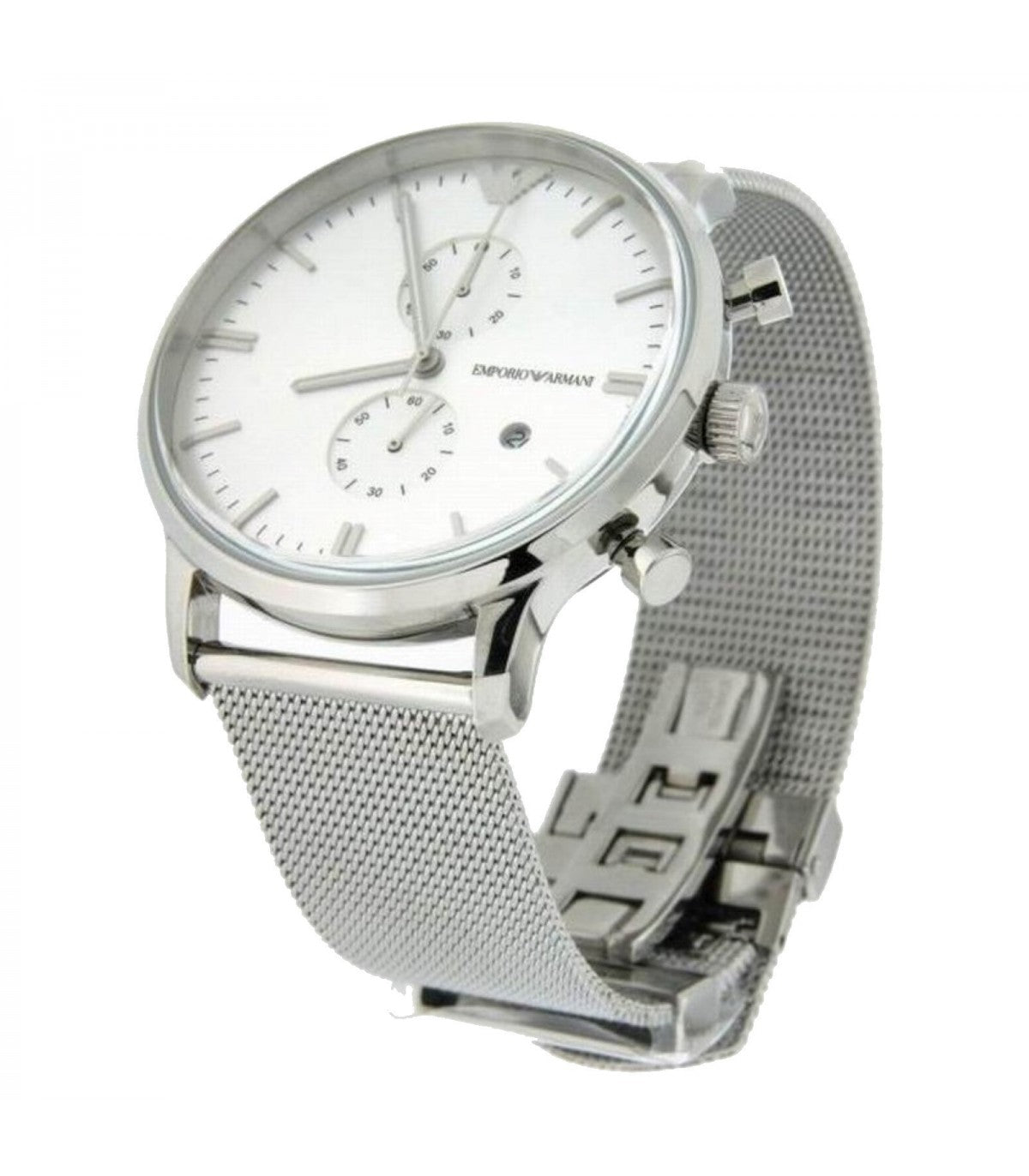 armani watch mesh