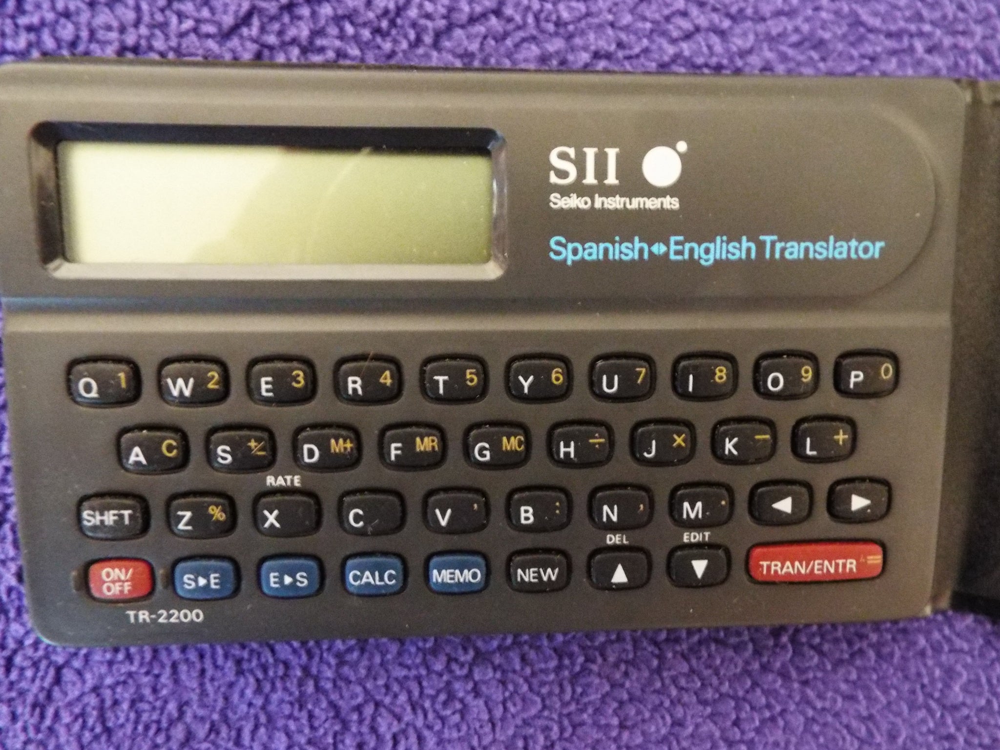 SII Spanish - English Translator by Seiko Instruments – Sierra Publishing &  Booksellers