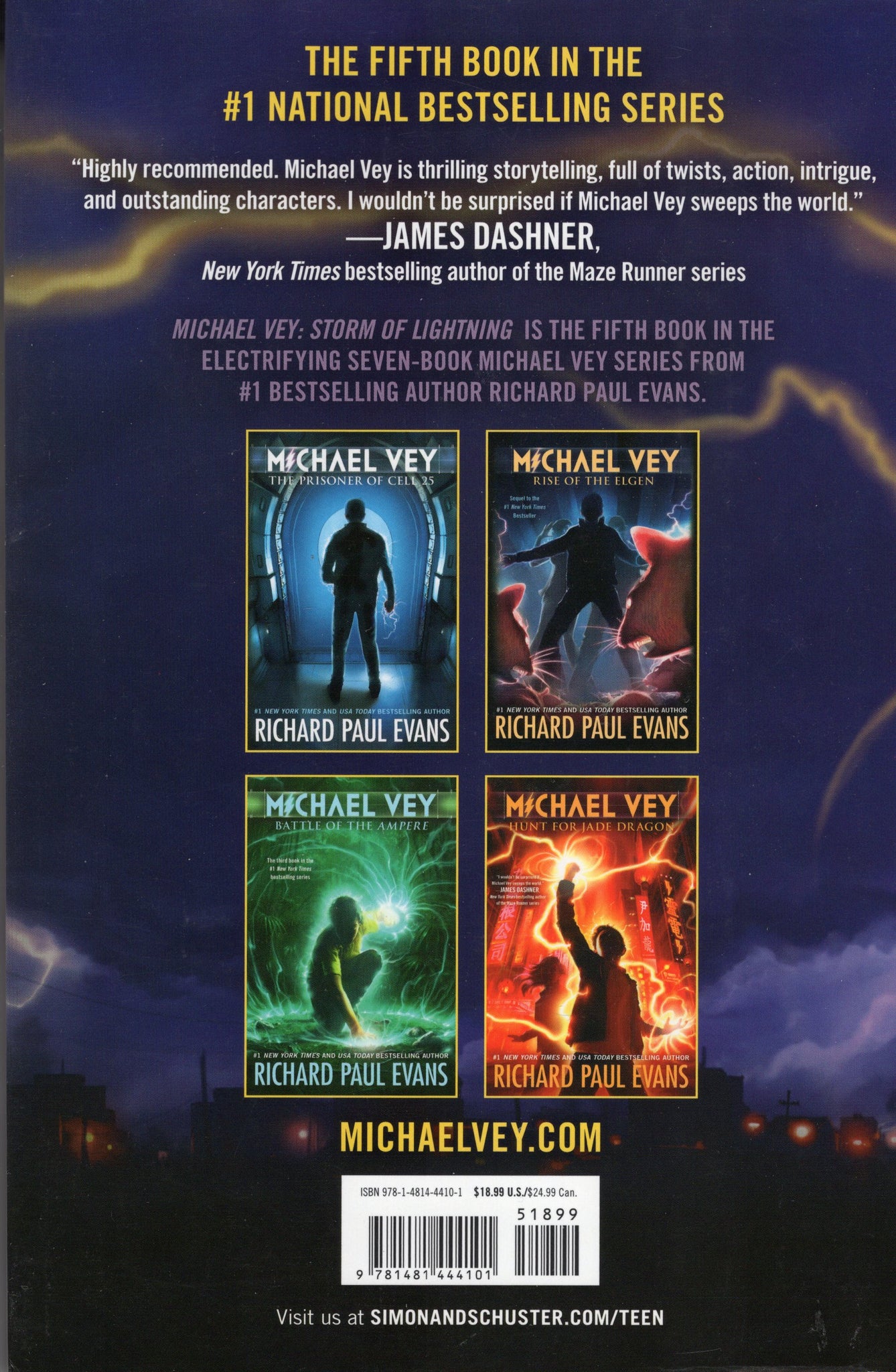 what is michael vey book 5 about