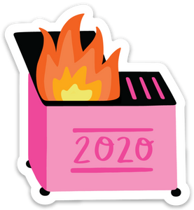 Dumpster Fire Stickers for Sale  Redbubble