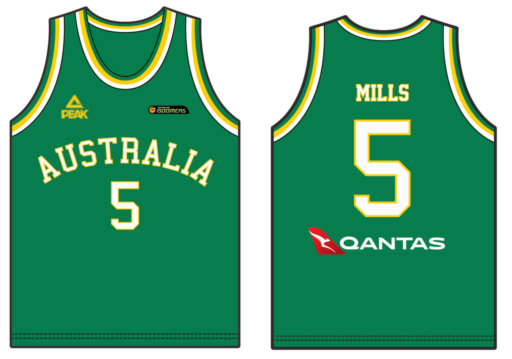 patty mills australia jersey