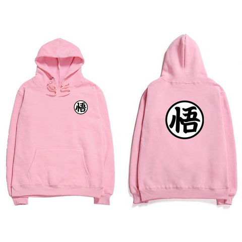 dragon ball z kanji hoodie