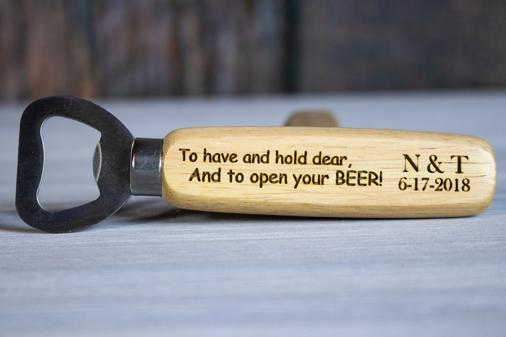 Custom Bottle Opener Favors