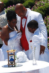 Family Unity Sand Ceremony Hourglass