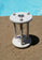 The Beach Wedding Hourglass in White Washed Beach Wood - Heirloom Wedding Unity Sand Ceremony Hourglass