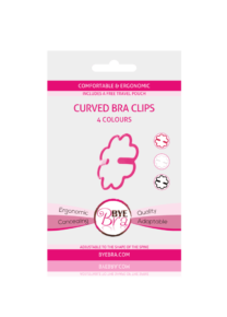 Curved Bra Clips - Pink Pack