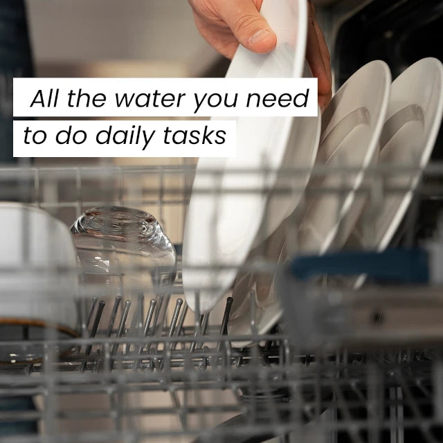 All the water you need to do daily tasks