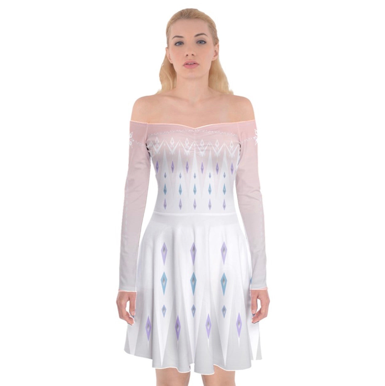 white elsa dress