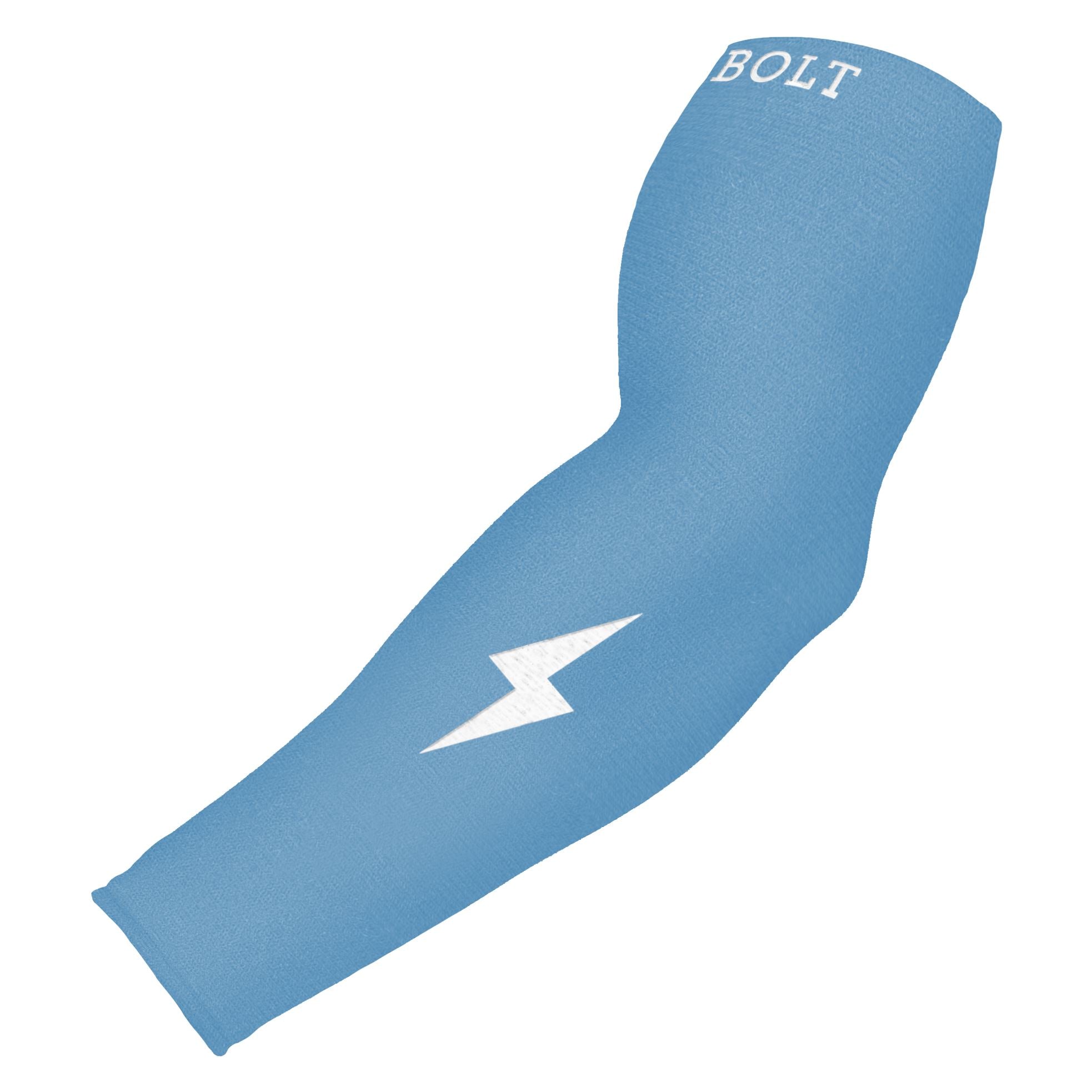 Image of BRUCE BOLT Graduated Compression Premium Arm Sleeve - BABY BLUE