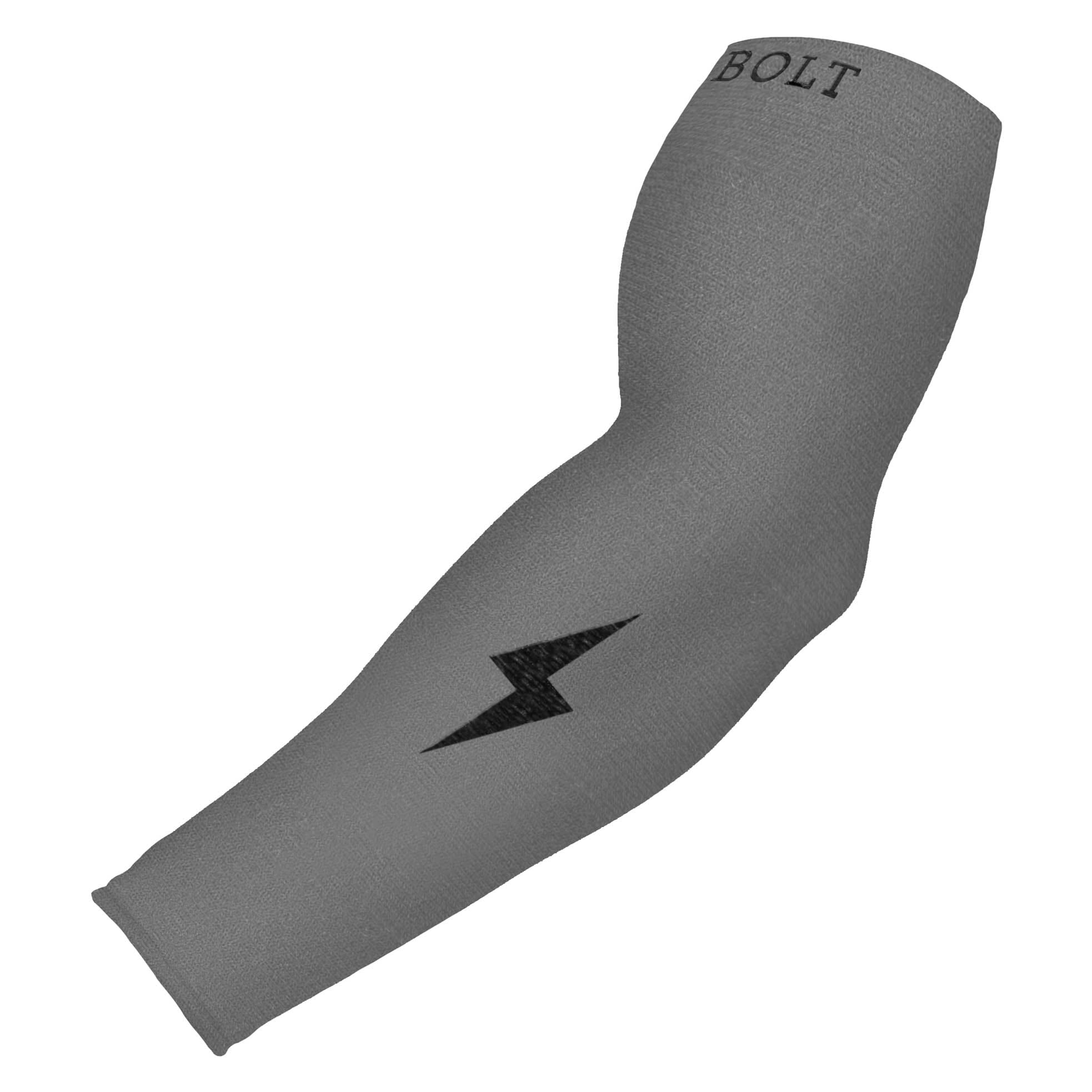 BRUCE BOLT Graduated Compression Premium Arm Sleeve - GREY