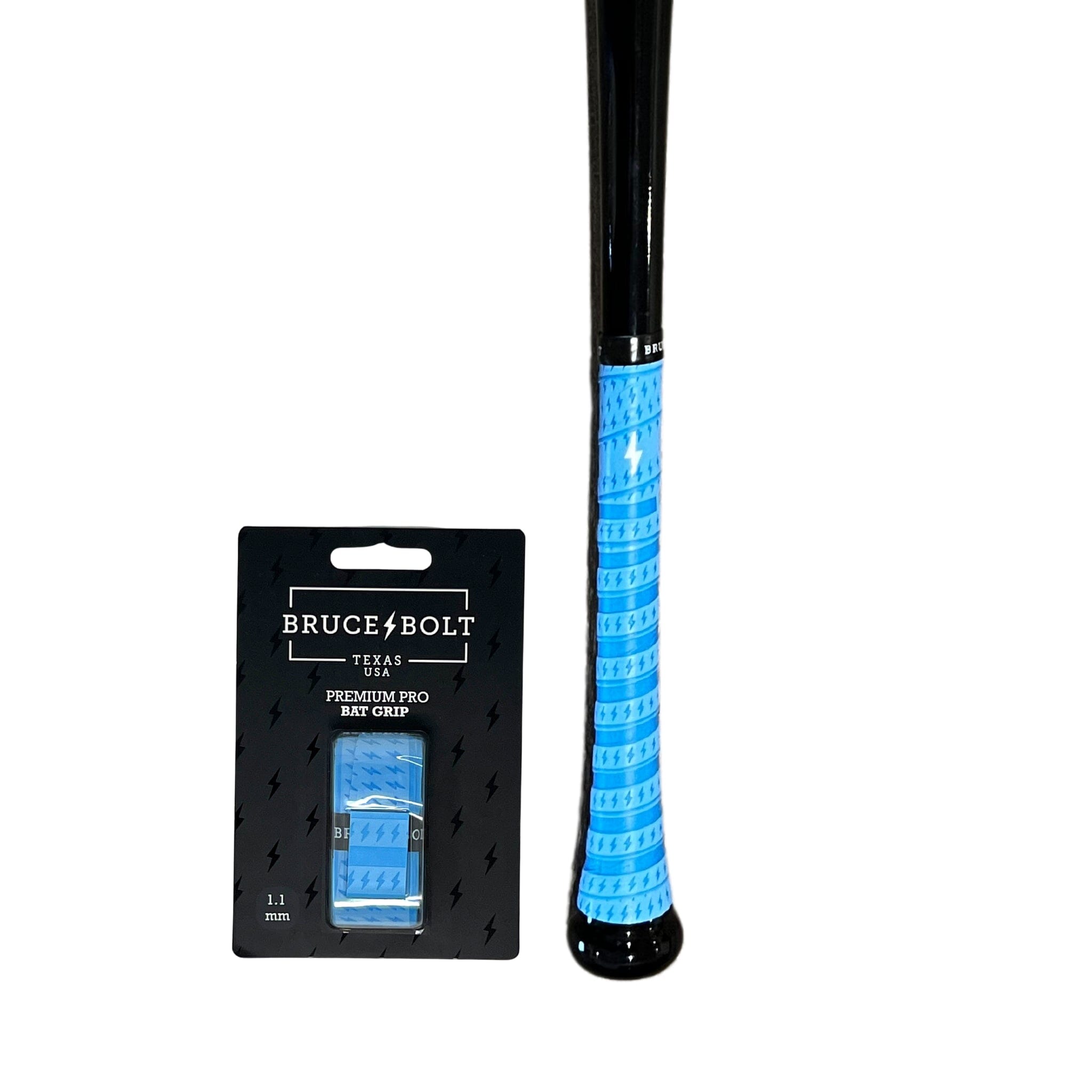 Image of BRUCE BOLT Premium Pro Bat Grip - BABY BLUE