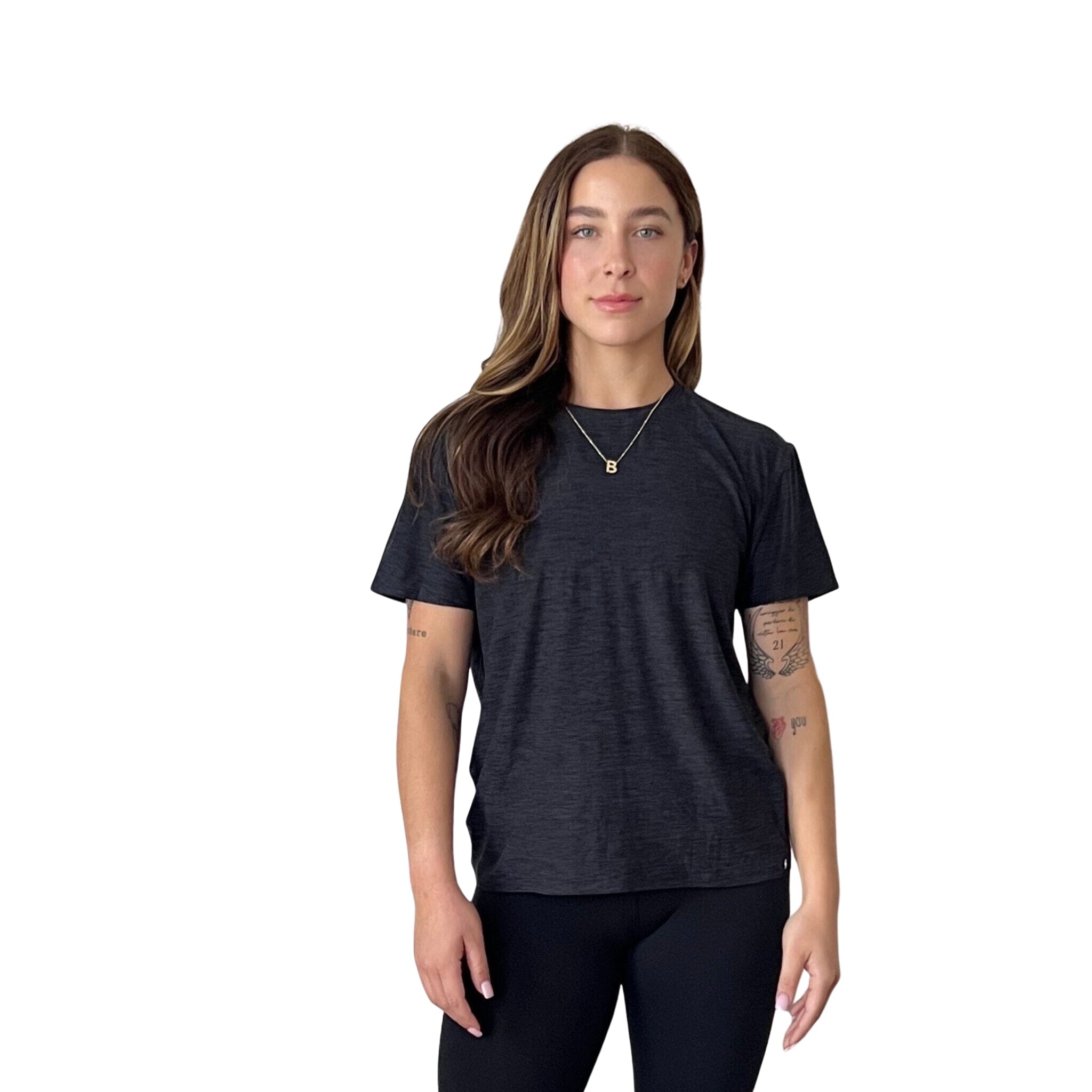 Image of BRUCE BOLT Women's Short Sleeve SuperSoft Charcoal TShirt
