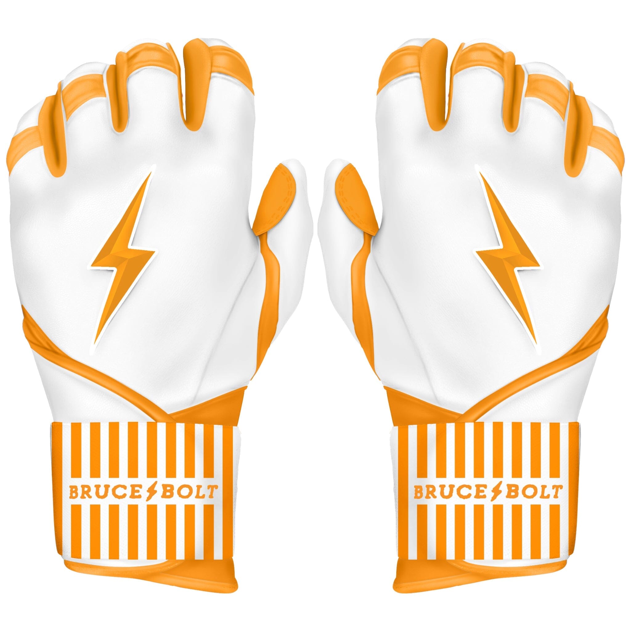 Image of PREMIUM PRO WHATABURGER Series Long Cuff Batting Gloves | ORANGE