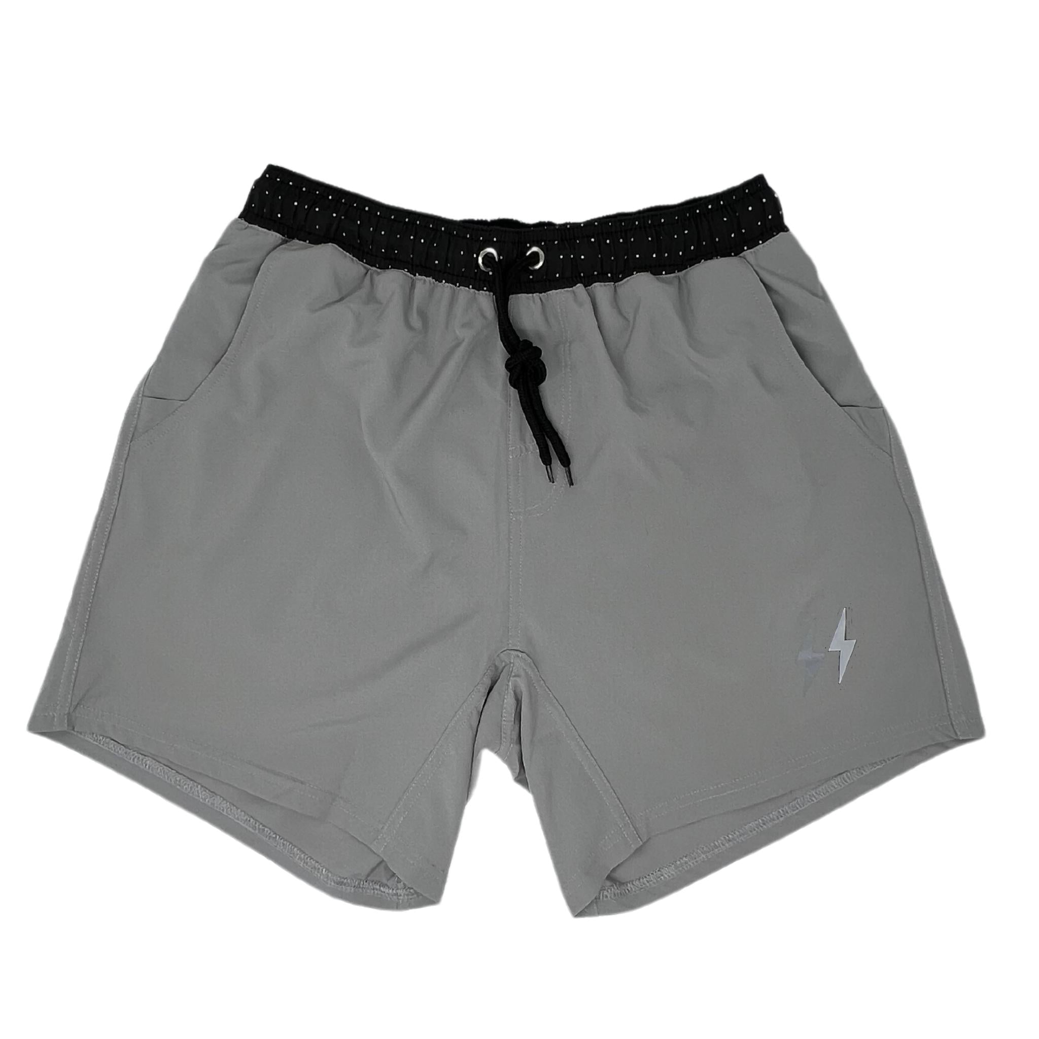 Image of BRUCE BOLT 5" SHORT W/ LINER - GREY