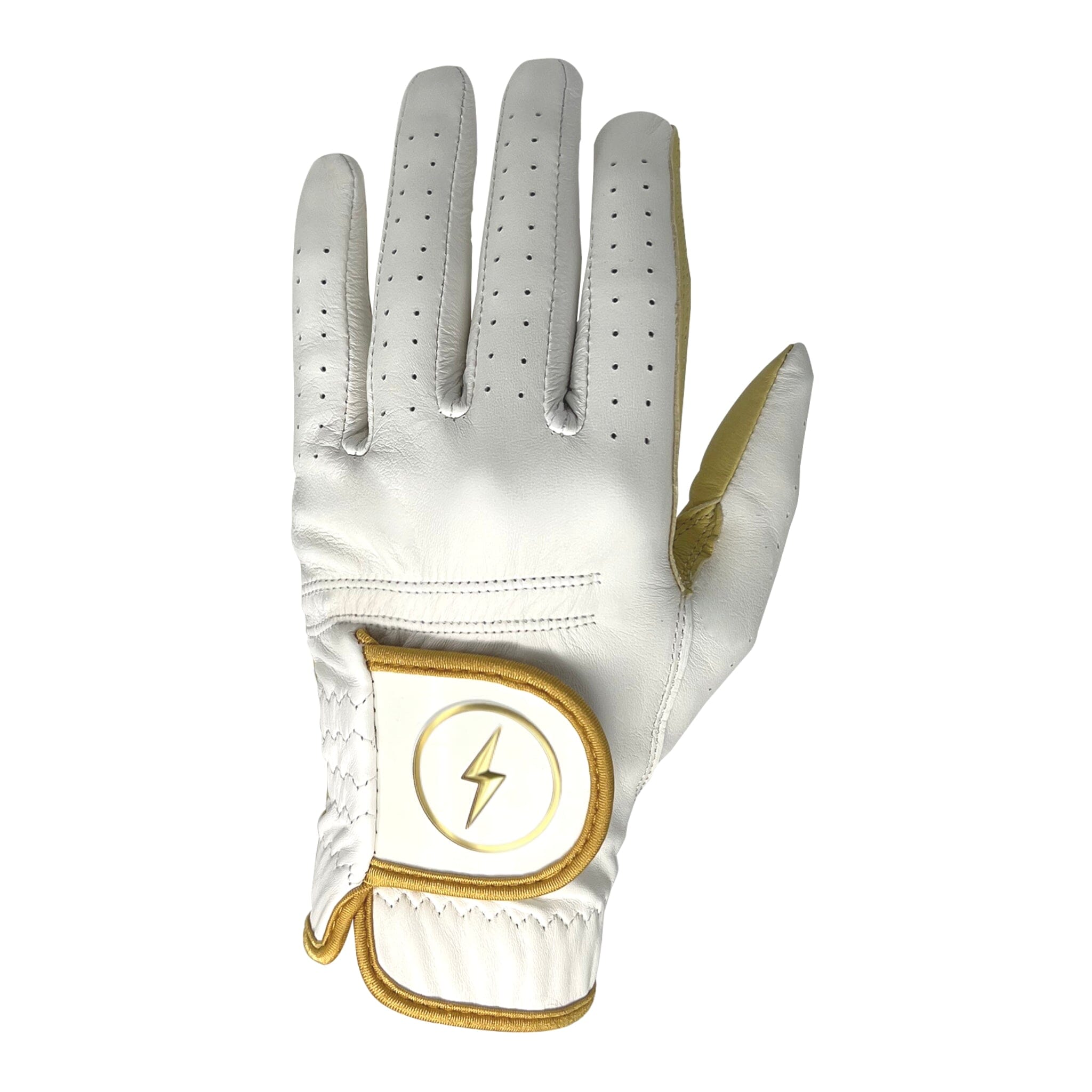 Image of BRUCE BOLT GOLD Series Golf Glove - WHITE LEFT