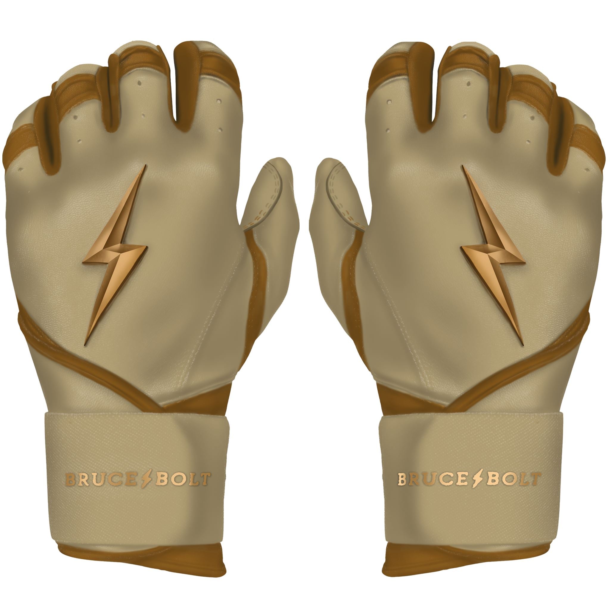 Image of PREMIUM PRO GOLD Series Long Cuff Batting Gloves