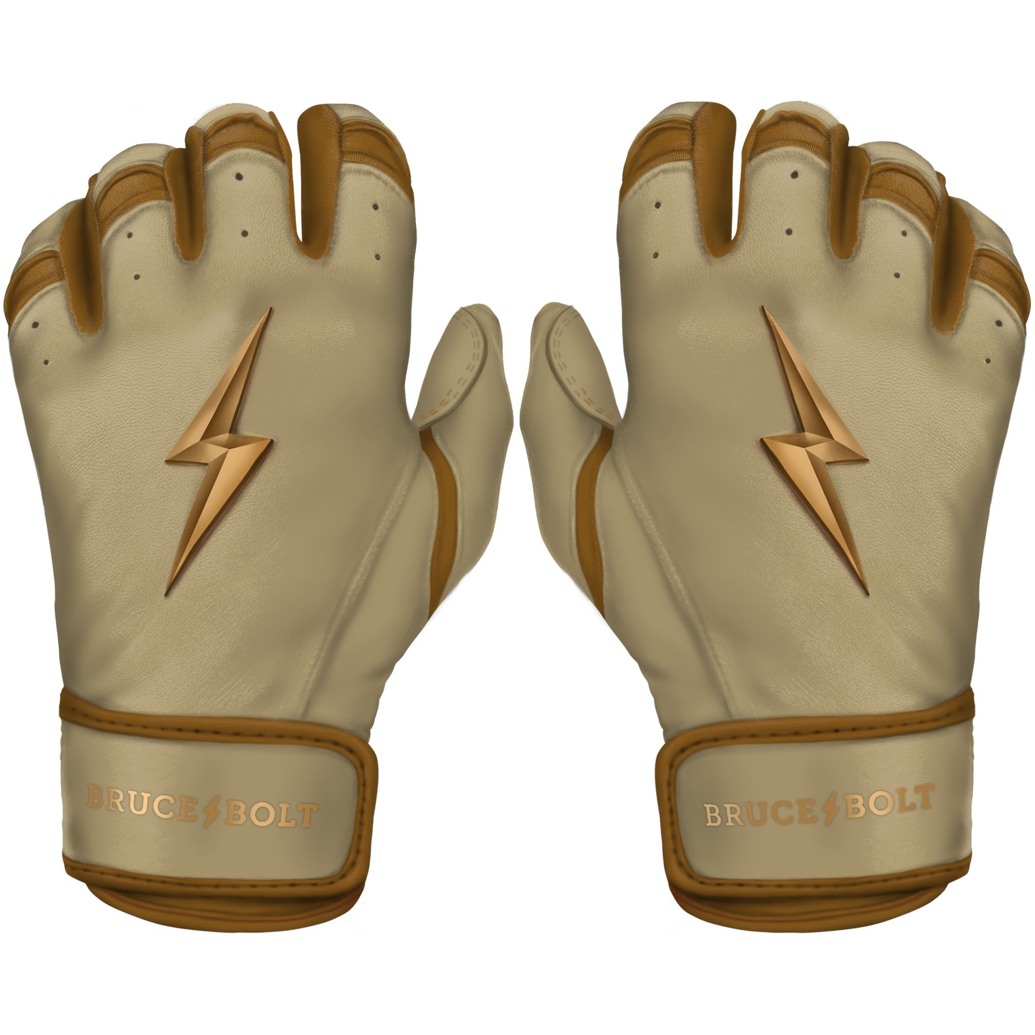 Image of PREMIUM PRO GOLD Series Short Cuff Batting Gloves