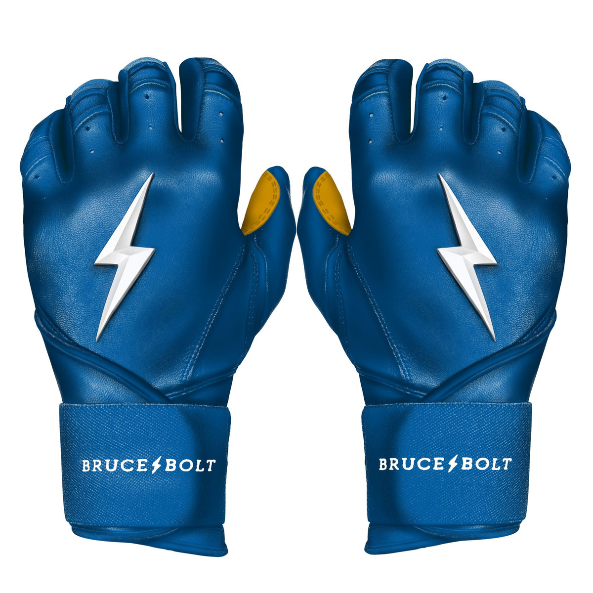 PREMIUM PRO Long Cuff Batting Gloves | ROYAL – BRUCE BOLT