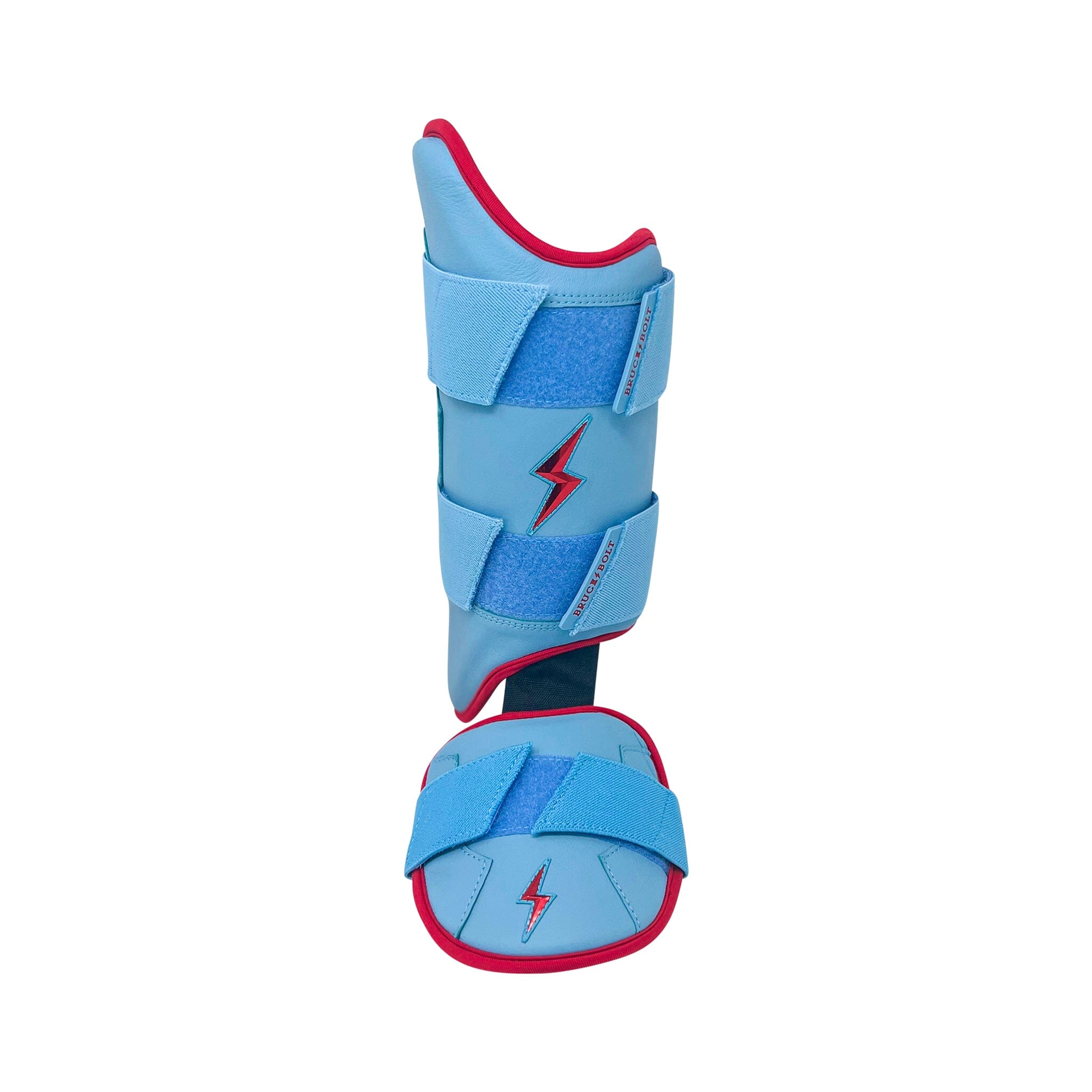Image of BRUCE BOLT Signature Series Leg Guard - Baby Blue LEFT