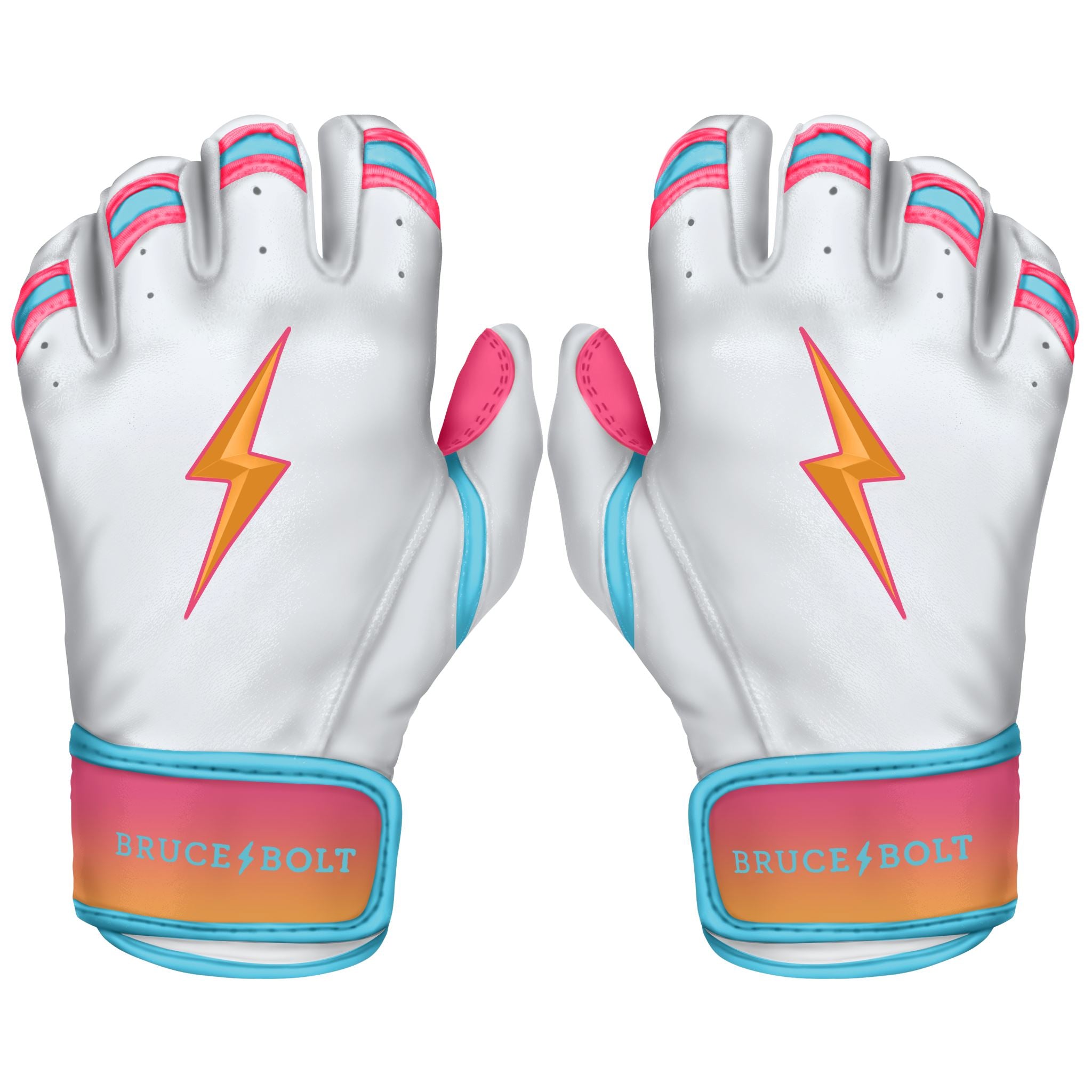 Image of PREMIUM PRO Creator Series Short Cuff Batting Gloves | SUNRISE