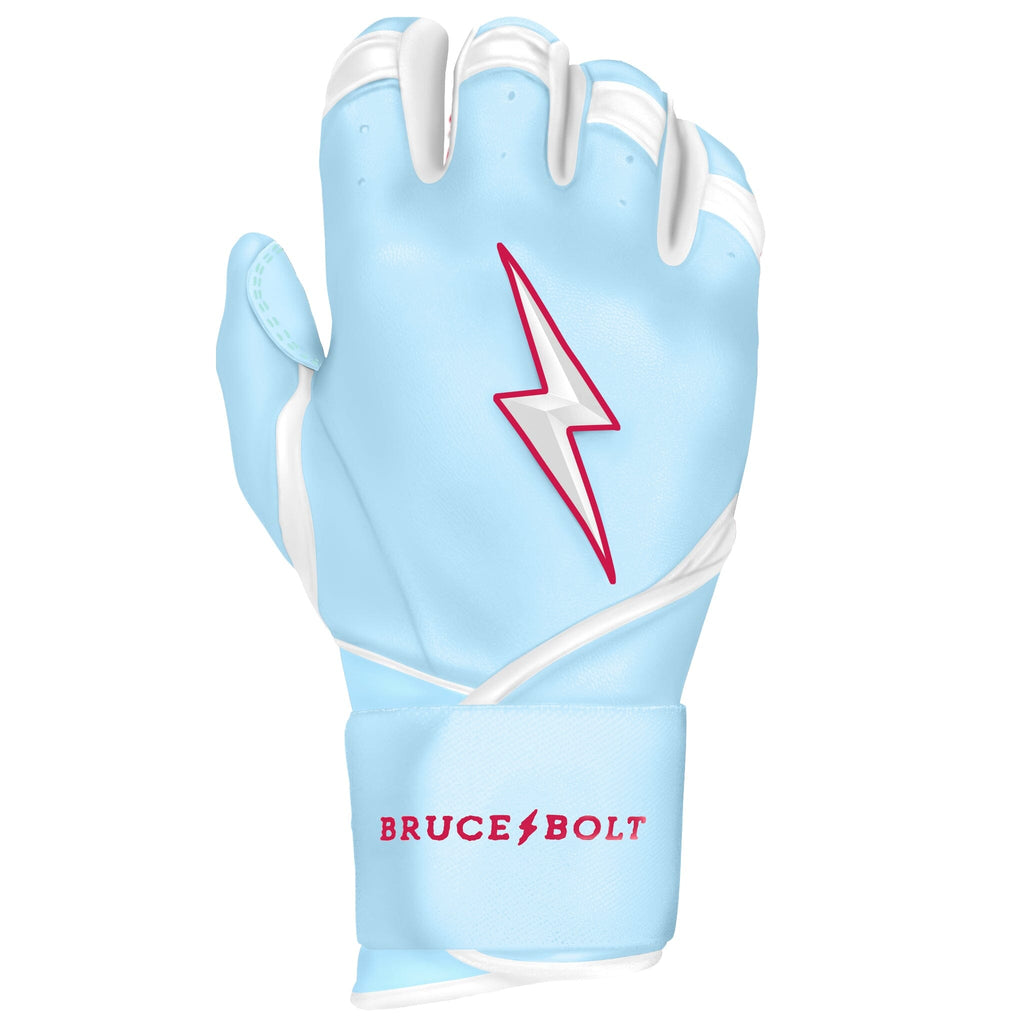 Red White and Blue Batting Gloves | Cubs Batting Gloves – BRUCE BOLT