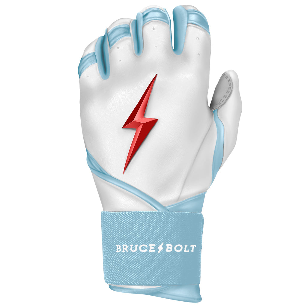 Red White and Blue Batting Gloves | Cubs Batting Gloves – BRUCE BOLT