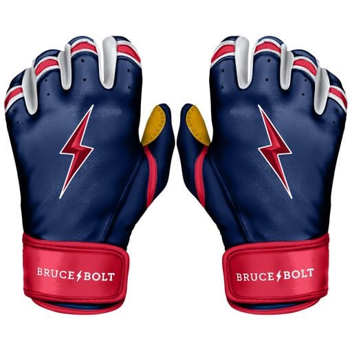 Image of PREMIUM PRO Patriot Series Short Cuff Batting Gloves | FOURTH OF JULY