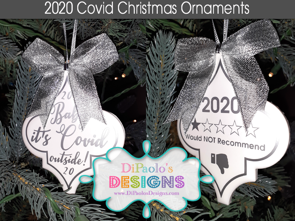 Download Covid Christmas 2020 Ornaments Set Of 4 Dipaolo S Designs