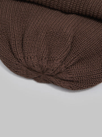 Mr Fatman Deen Watch Cap brown soft texture