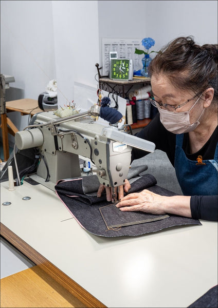 Momotaro Jeans workshop Japan