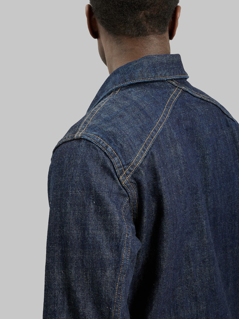 YOKE Selvedge Line Denim Shirt Jacket