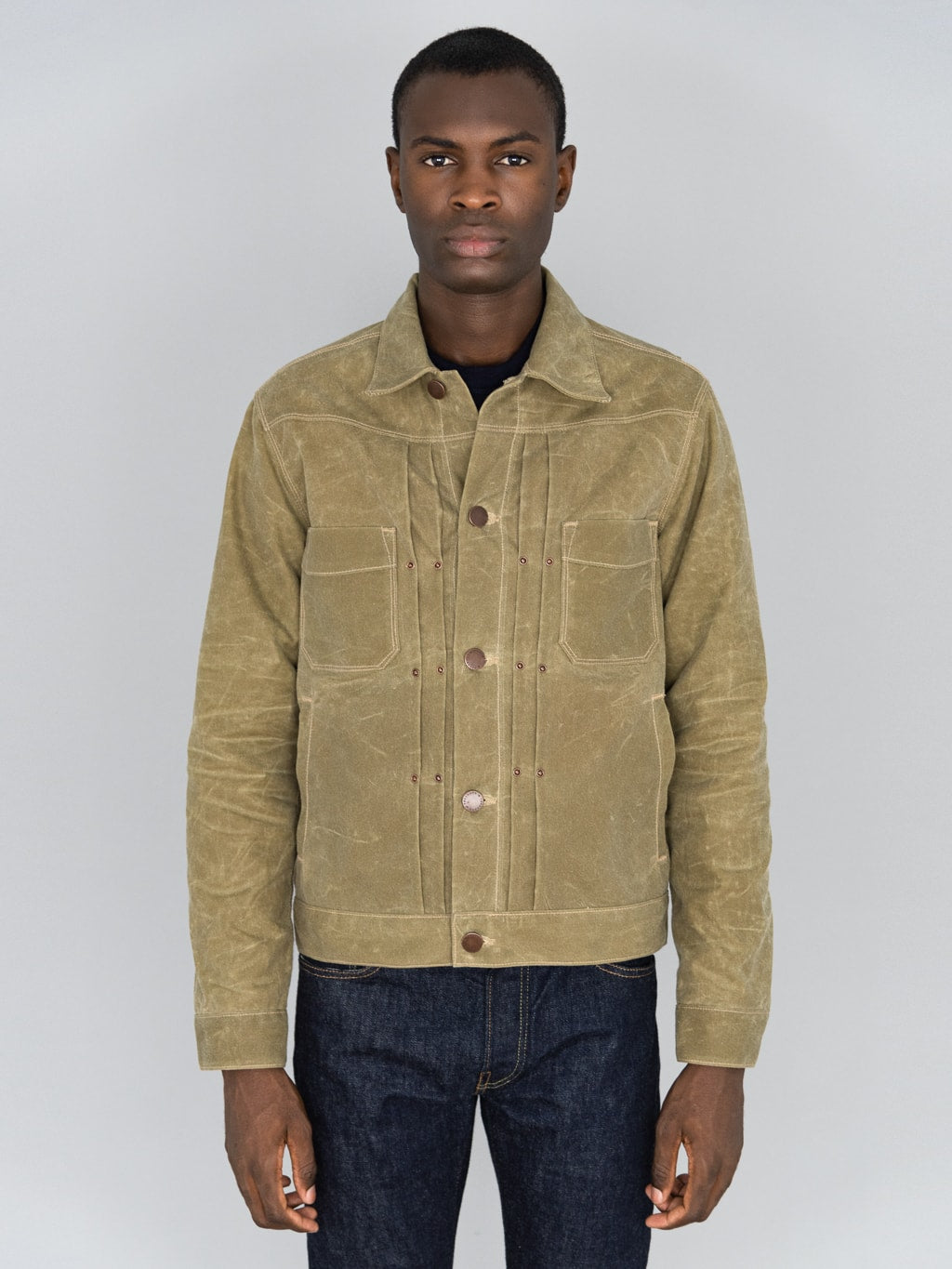 Freenote Cloth Riders Jacket Waxed Canvas Tobacco – Redcast Heritage Co.