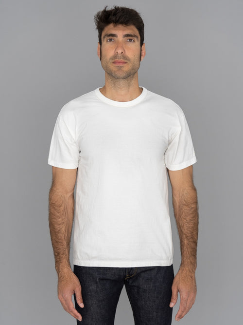 Flat Head Loopwheeled Blank T-Shirt - Black