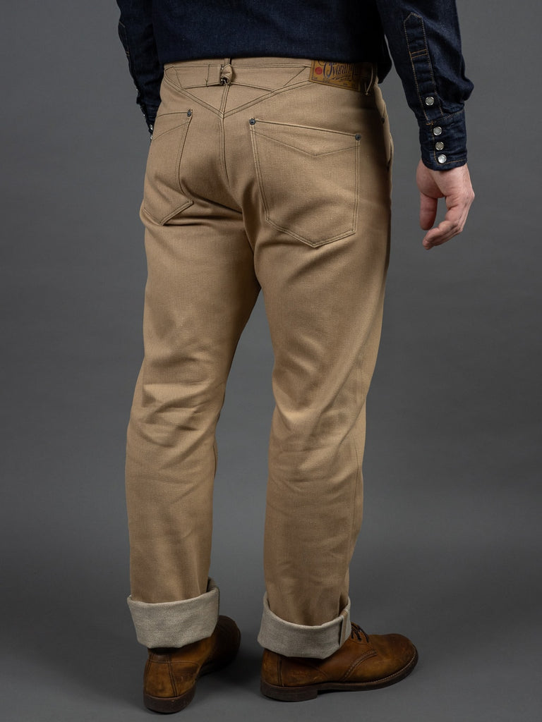 buckle back pants