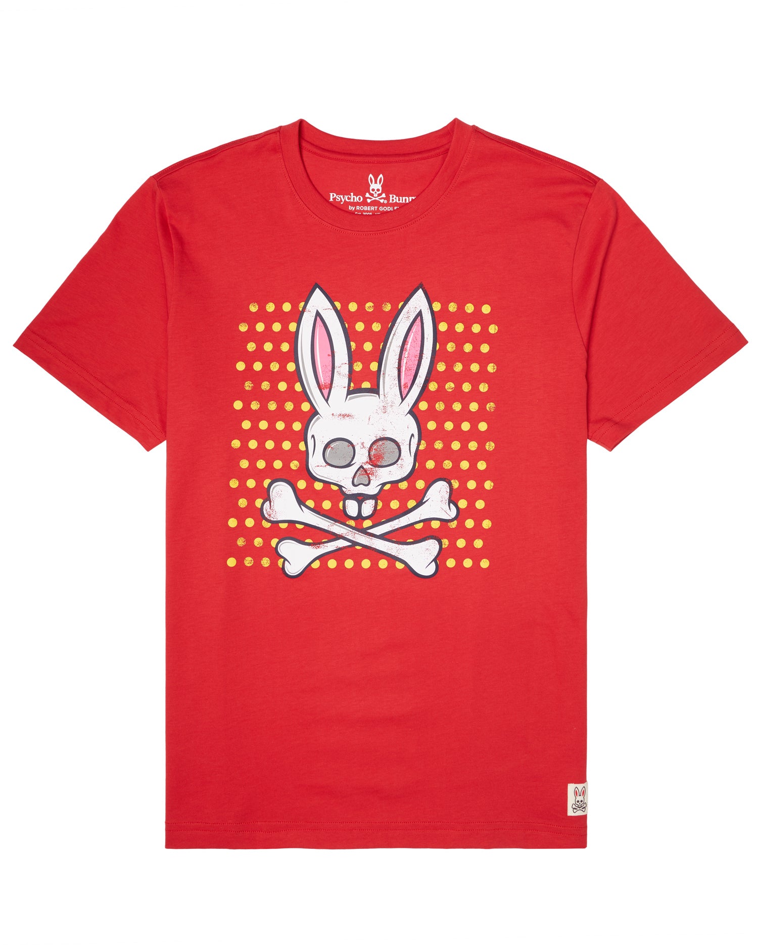 Psycho Bunny B6U014CRPC Mens Classic Crew Neck Tee