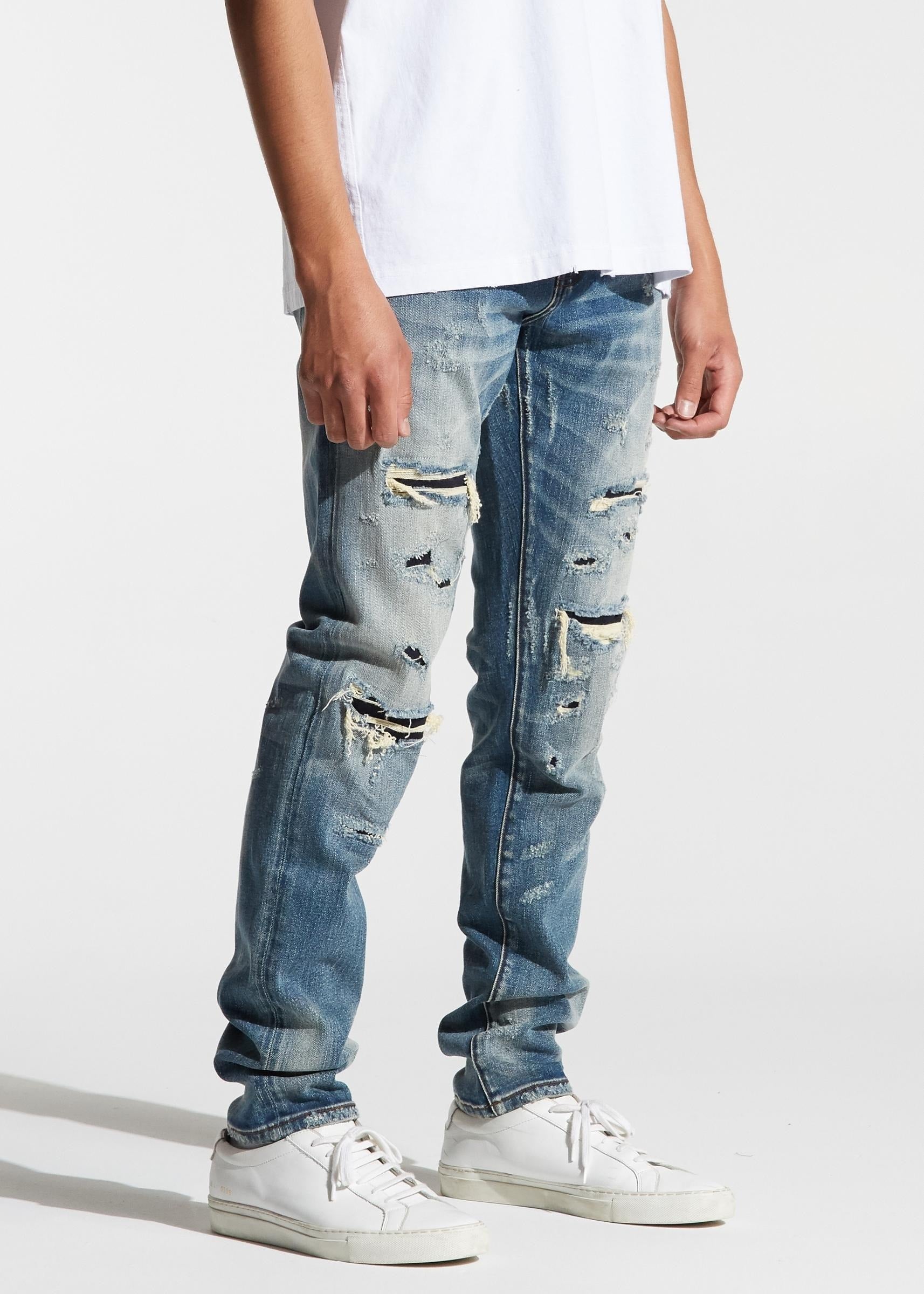 crysp pacific denim black ripped