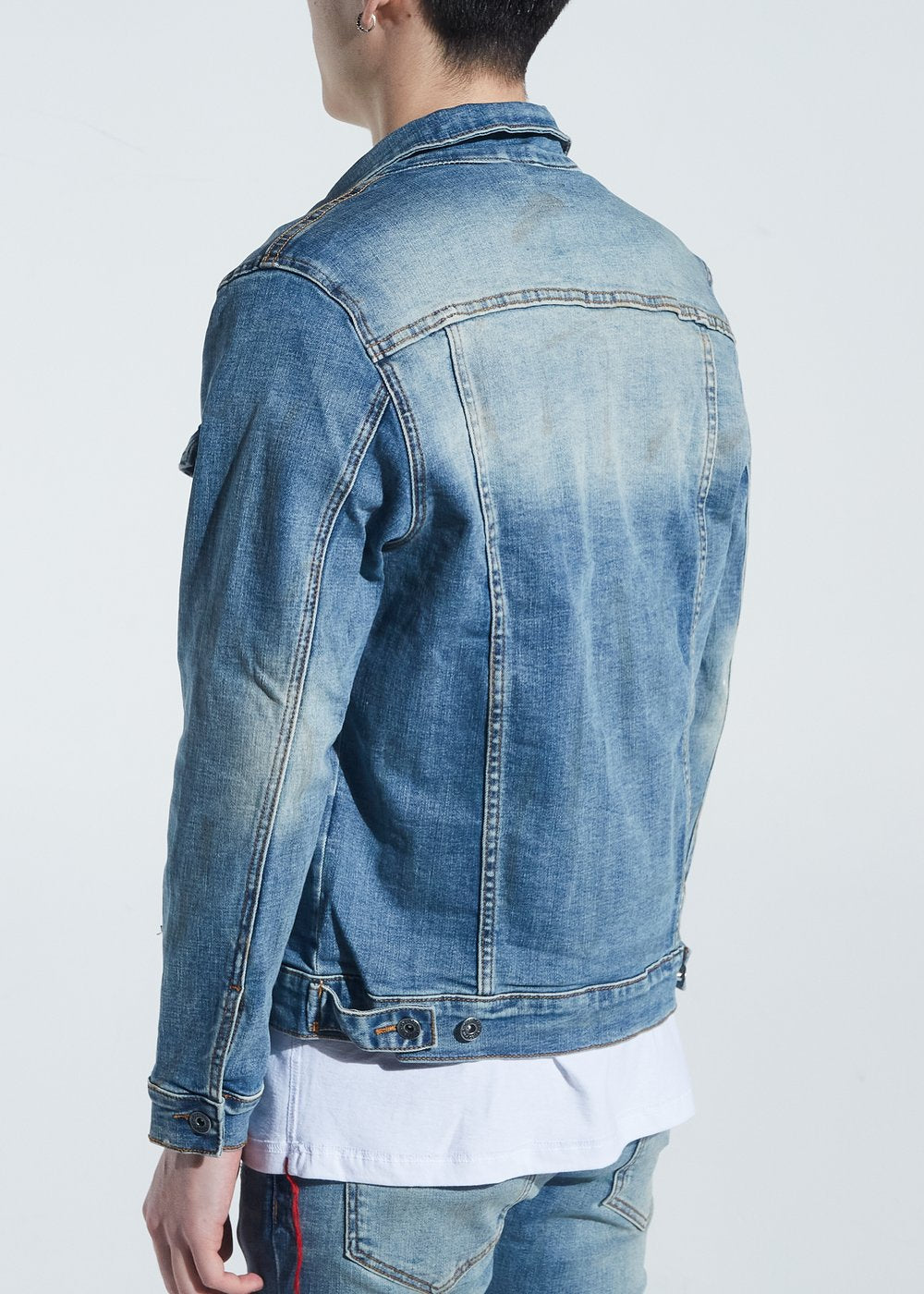 Bering Denim Jacket (Light Tie Dye) – Crysp Denim